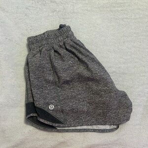 Lululemon gray shorts, size 2, inseam 4 inch
